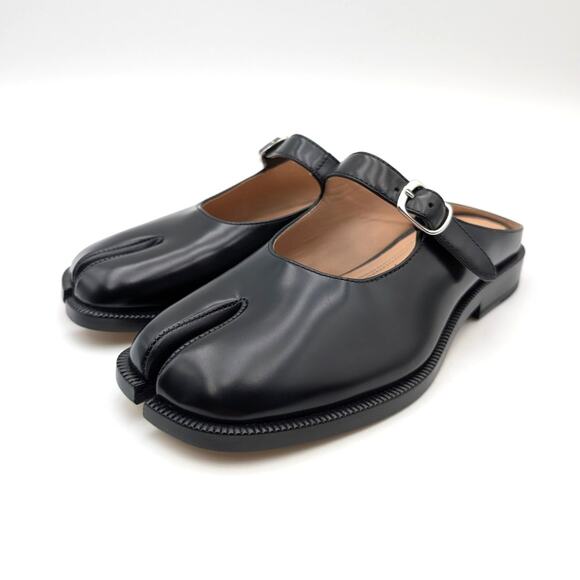 Maison Margiela Shoes - Maison Margiela Paris Tabi City Mary Jane Mules Women's Black Size US5 EU35